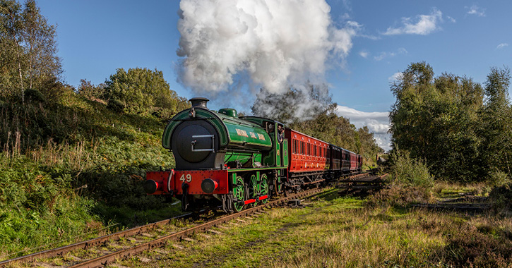 Train on Tanfield Railway